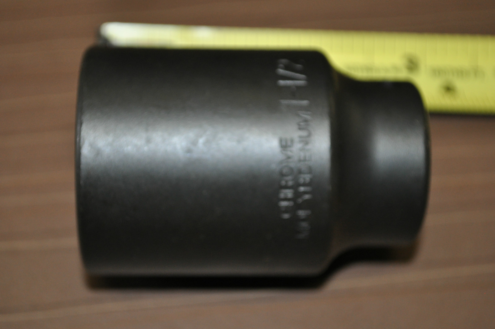 1 1/2 INCH DEEP IMPACT SOCKET 1/2 IN DRIVE CHROME MOLY STEEL OVERALL LN 3 INCHES - Image 7