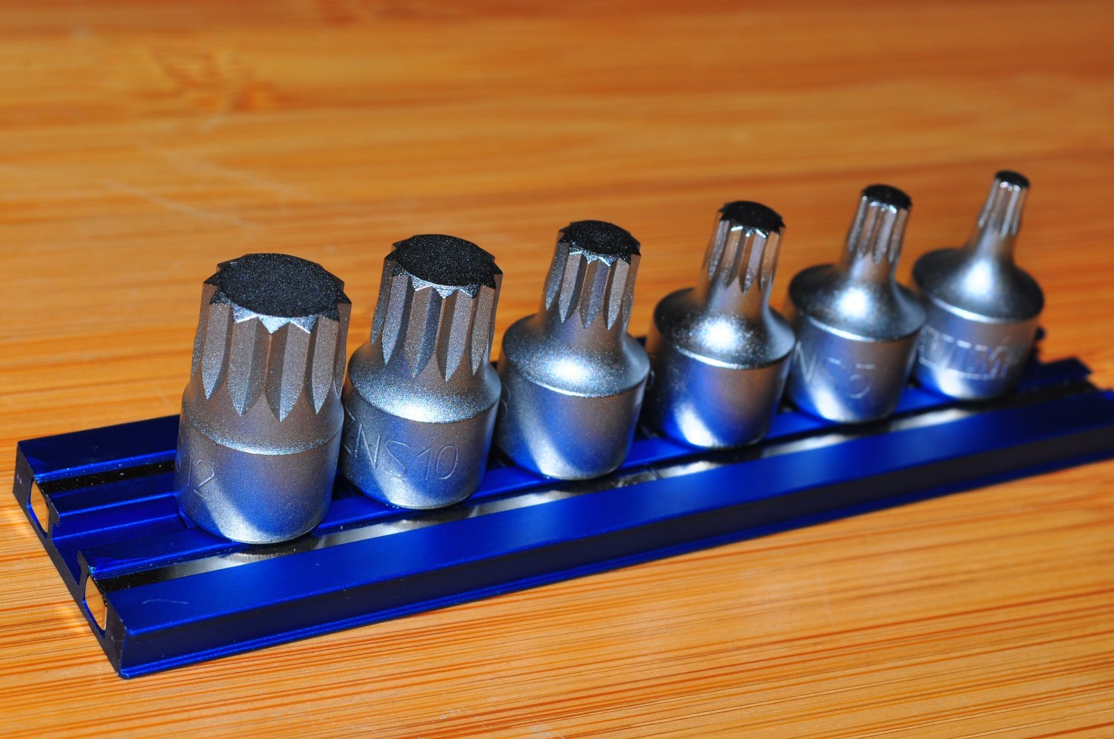 6 Piece XZN 12 POINTS ,TRIPE SQUARE STUBBY DRIVER 1/4"DR 4 To12MM VIM  XZNS412