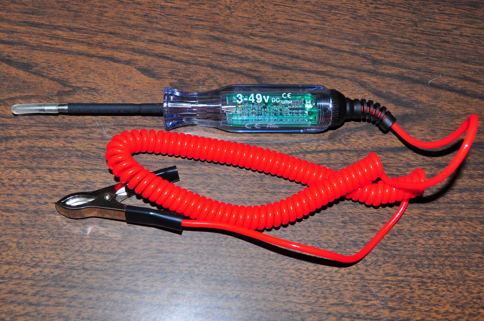 Digital Circuit Tester Range:Show Accuracy 3-49 Voltage DC LCD Disp Lisle 28830