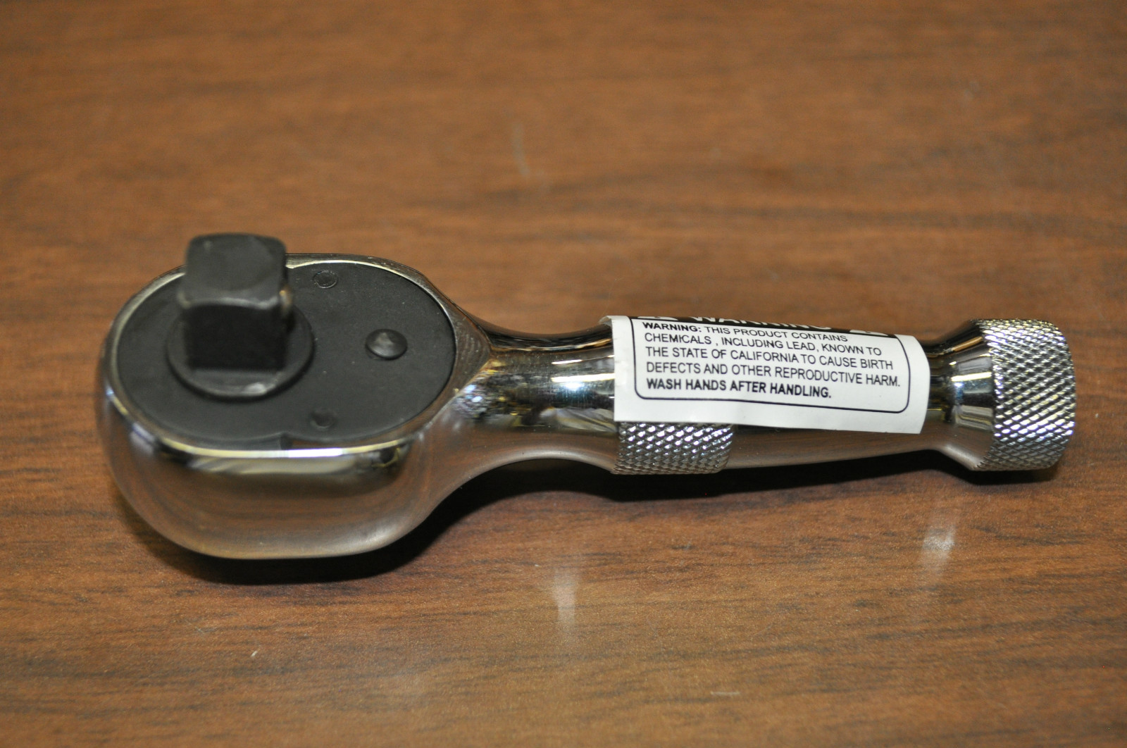 Dual head mini short stubby ratchet over all length 4-5/32" -1/4"3/8" Dr TI12103