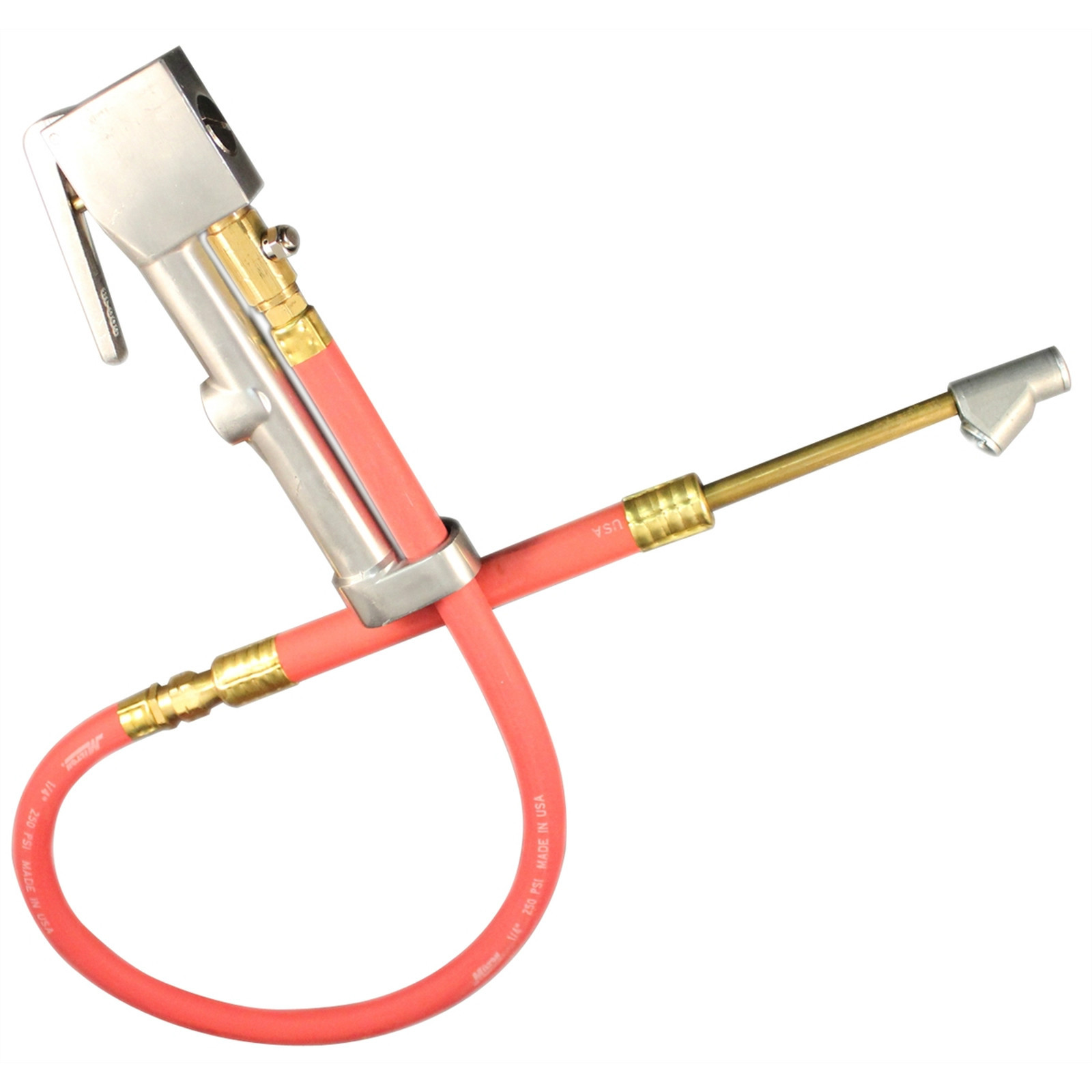 Extended-Reach 12in tire Inflator 2ft 10-160 psi  in 2lb increments Milton S-517