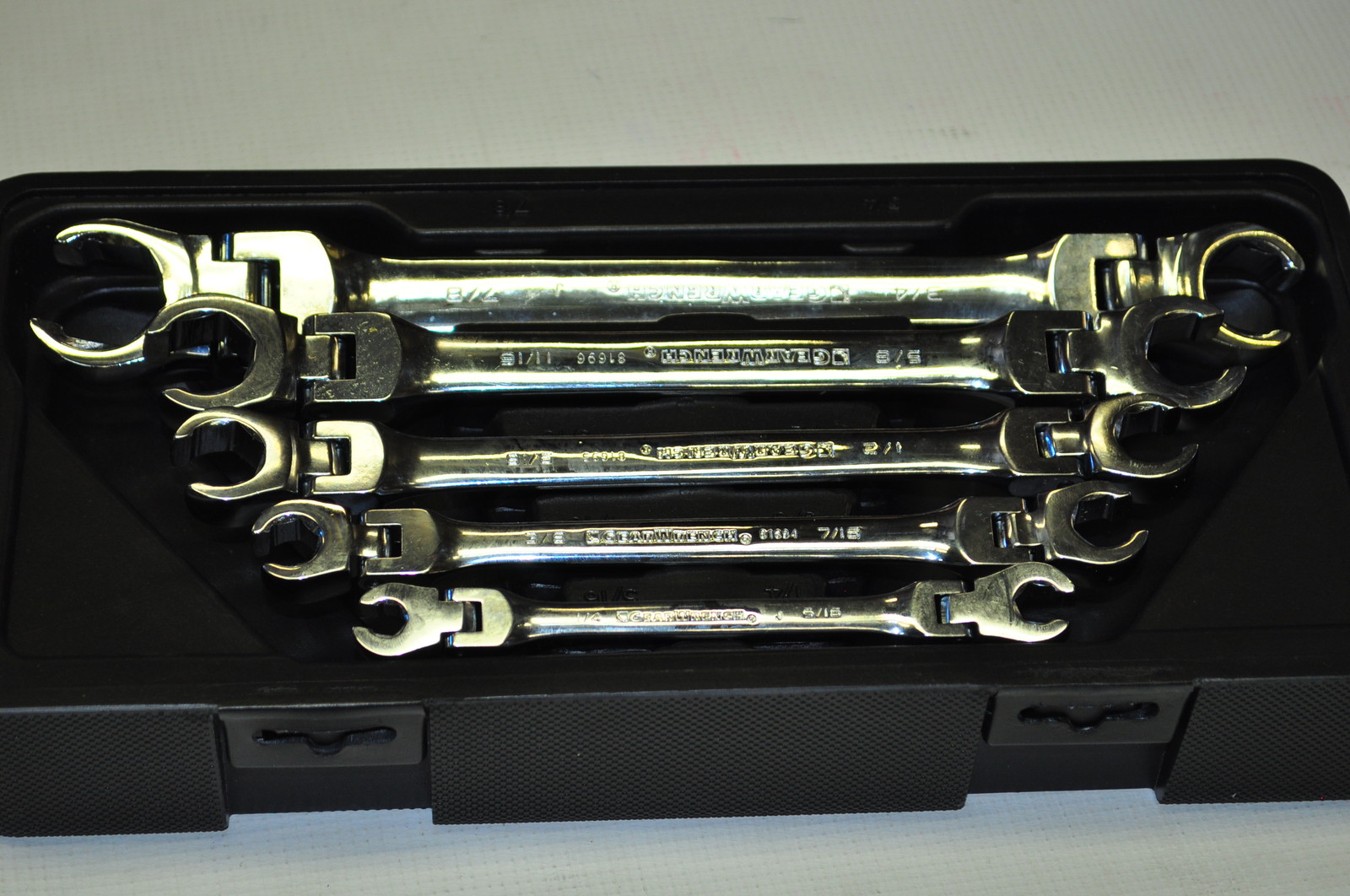 Flex Head Flare Nut Wrench Set - SAE 5-Pc  1/4" to 7/8"  Gearwrench KDT81910