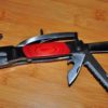 Folding Knife,Hammer,Plier,Saw,Cutter, Driver w/Stainless Steel-Polished redwood - Image 9