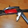 Folding Knife,Hammer,Plier,Saw,Cutter, Driver w/Stainless Steel-Polished redwood - Image 10
