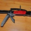 Folding Knife,Hammer,Plier,Saw,Cutter, Driver w/Stainless Steel-Polished redwood - Image 3