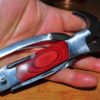 Folding Knife,Hammer,Plier,Saw,Cutter, Driver w/Stainless Steel-Polished redwood - Image 4