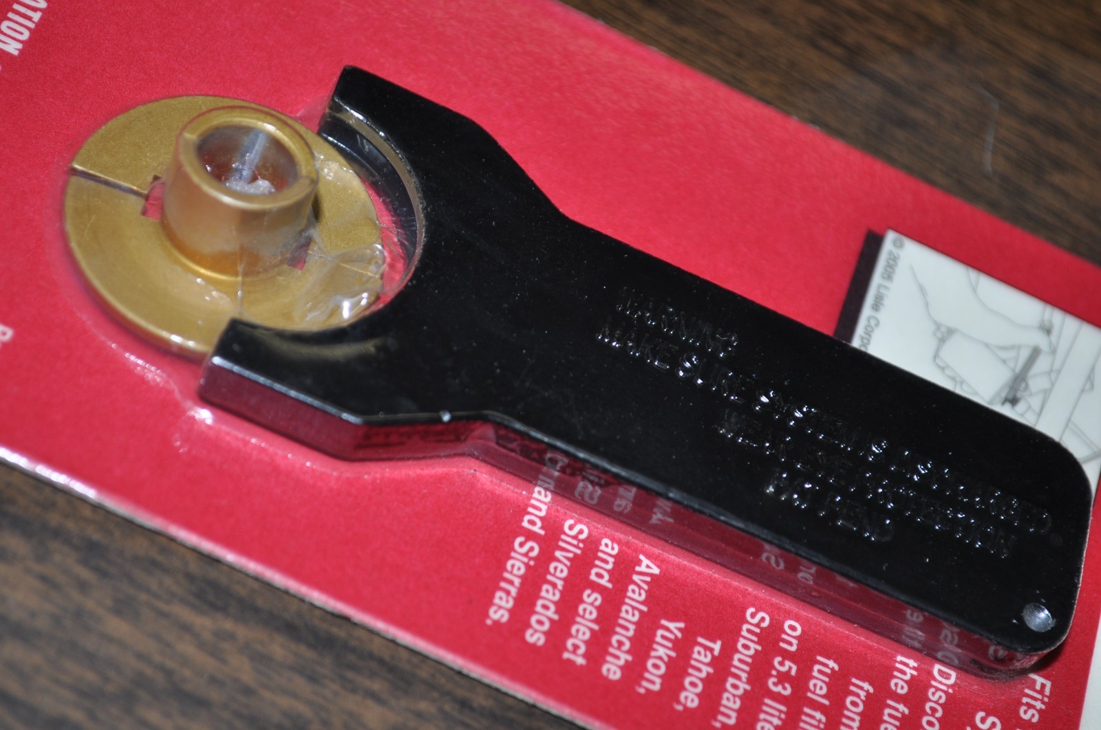 GM Flex Fuel Disconnect Tool Disconnects fuel line from fuel filter Lisle 35000