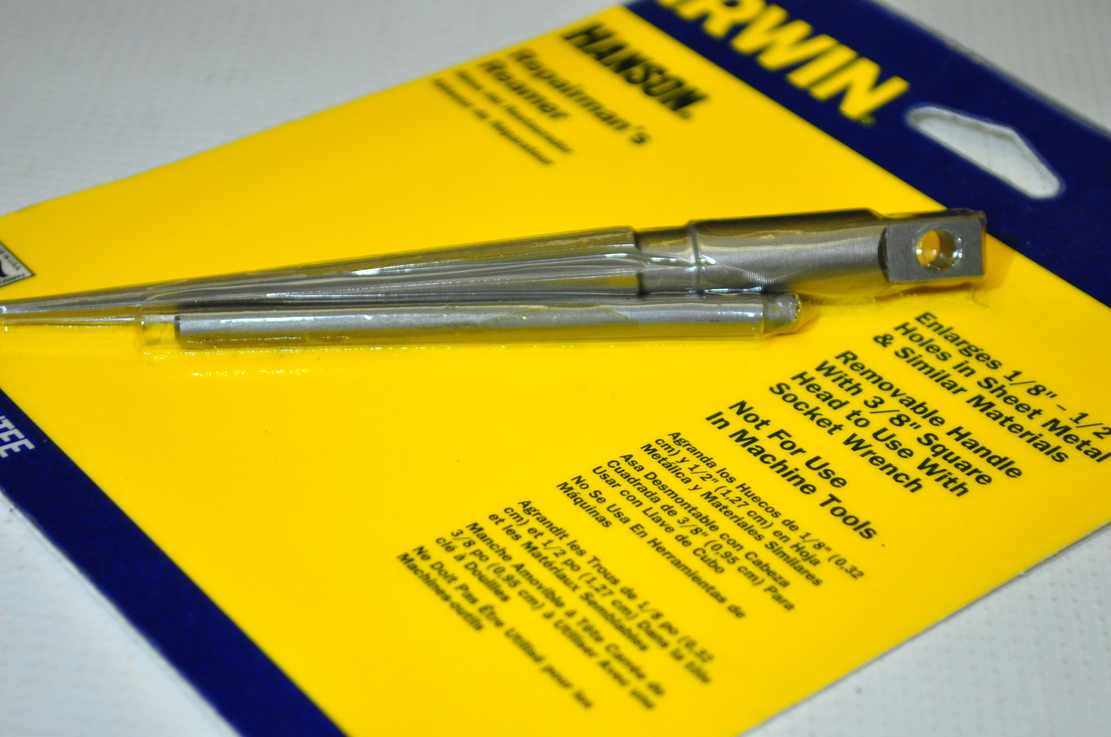 IRWIN HANSON Taper Reamer,Hole enlarging tool From 1/8" to 1/2"Made in USA