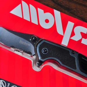 Kershaw knife 8100GRYSTX Charcoal Funxion EMT Rescue Folder 3" Black Combo Blade