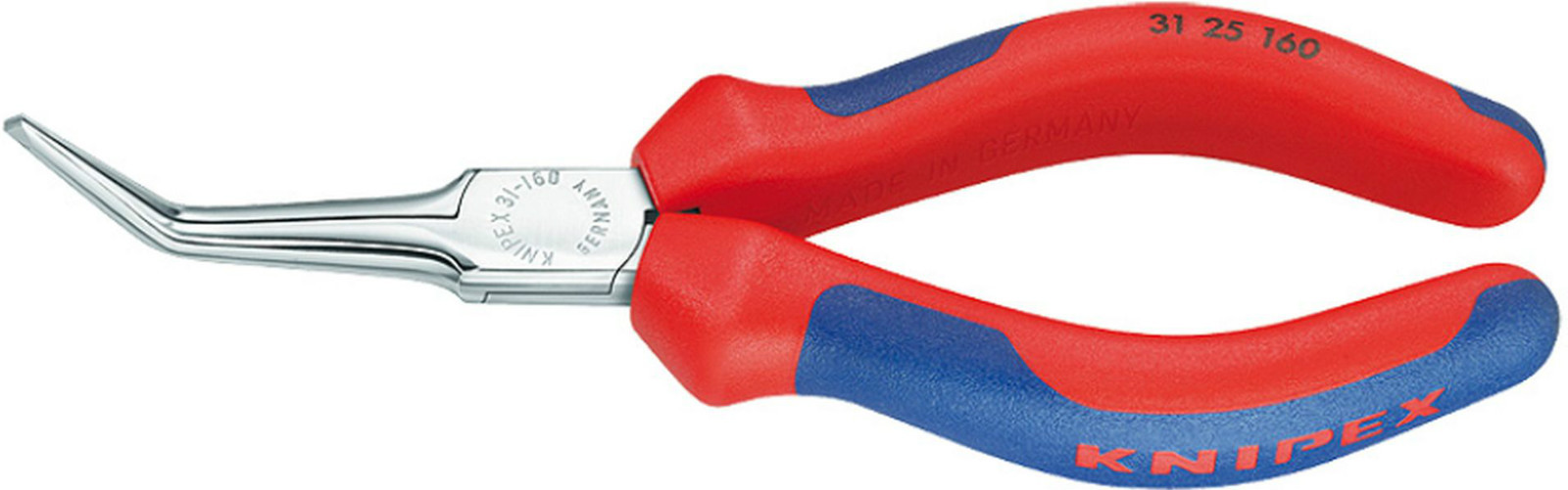 Knipex 3125-160 KNIPEX COMFORT Electronics Bent Nose Pliers 45° Angled 31 25 160
