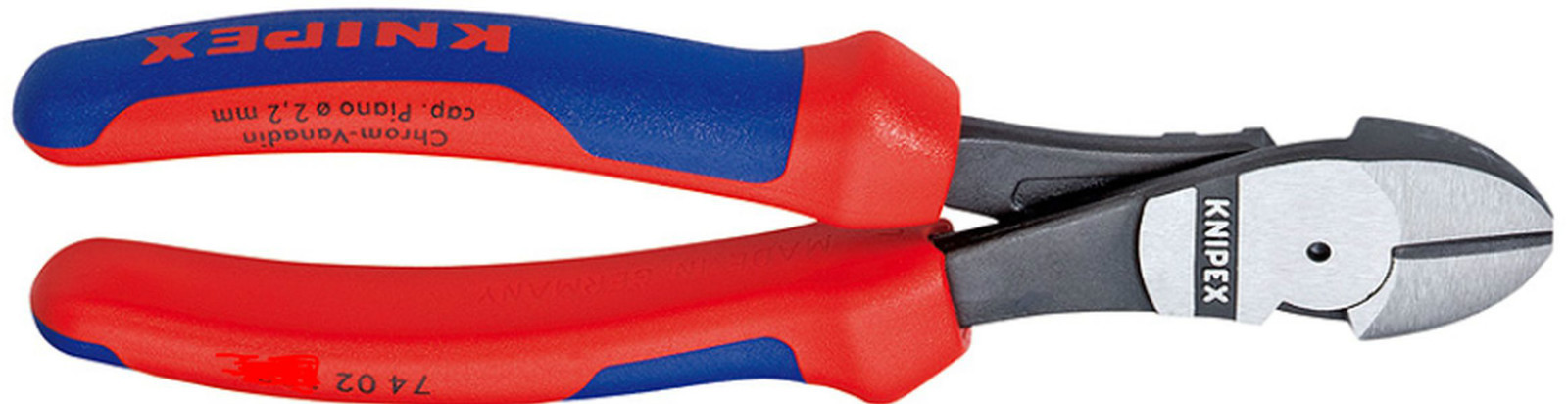 Knipex 6-1/4" High Leverage Diagonal Cutter with Comfortgrip Handle 74 02 160