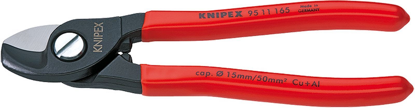Knipex 9511165 6-1/2 Inch Cable Shears Cutter 6-1/2" Made in Germany