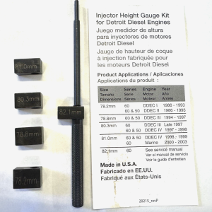Lang Tools (Kastar) 3350 INJECTOR HEIGHT GAUGE SET for Detroit Diesel Engines