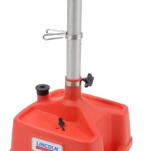 Lincoln 3508 8 Gallon Waste Fluid Drain Tank, 36"-65" Adjustable Funnel Height,