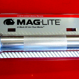 Maglite S3D106 Maglite Krypton Flashlight 3D-Cell Silver 1/99 model Brand New !!