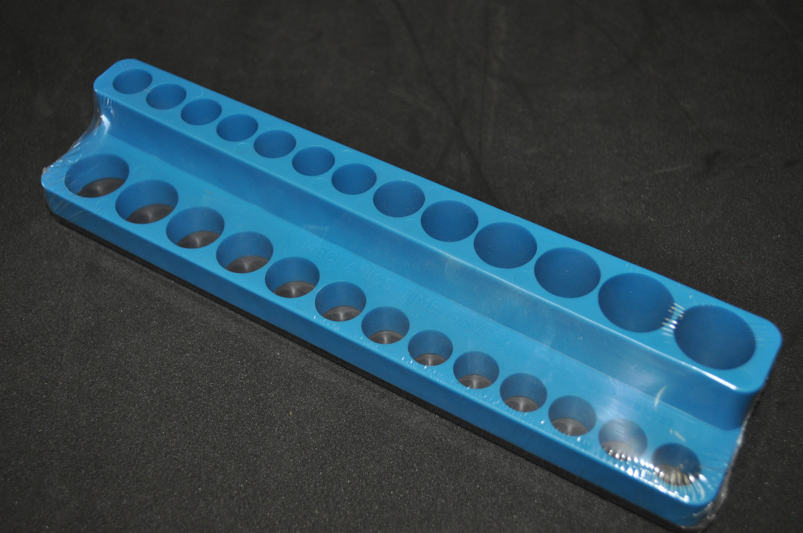 Mechanic's Time Savers Magnetic Socket Holder MTS 720 1/4"DR Bi-level Dp/Std BLU