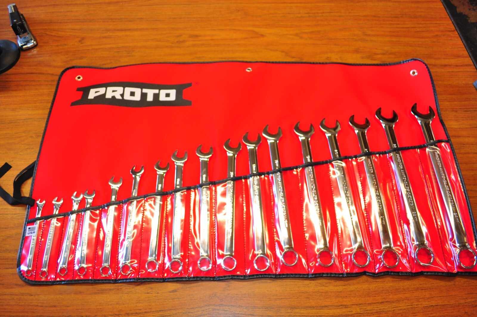 Proto® J1200RM-T500 17 Piece Full Polish Metric Combination Wrench Set 7-24 MM