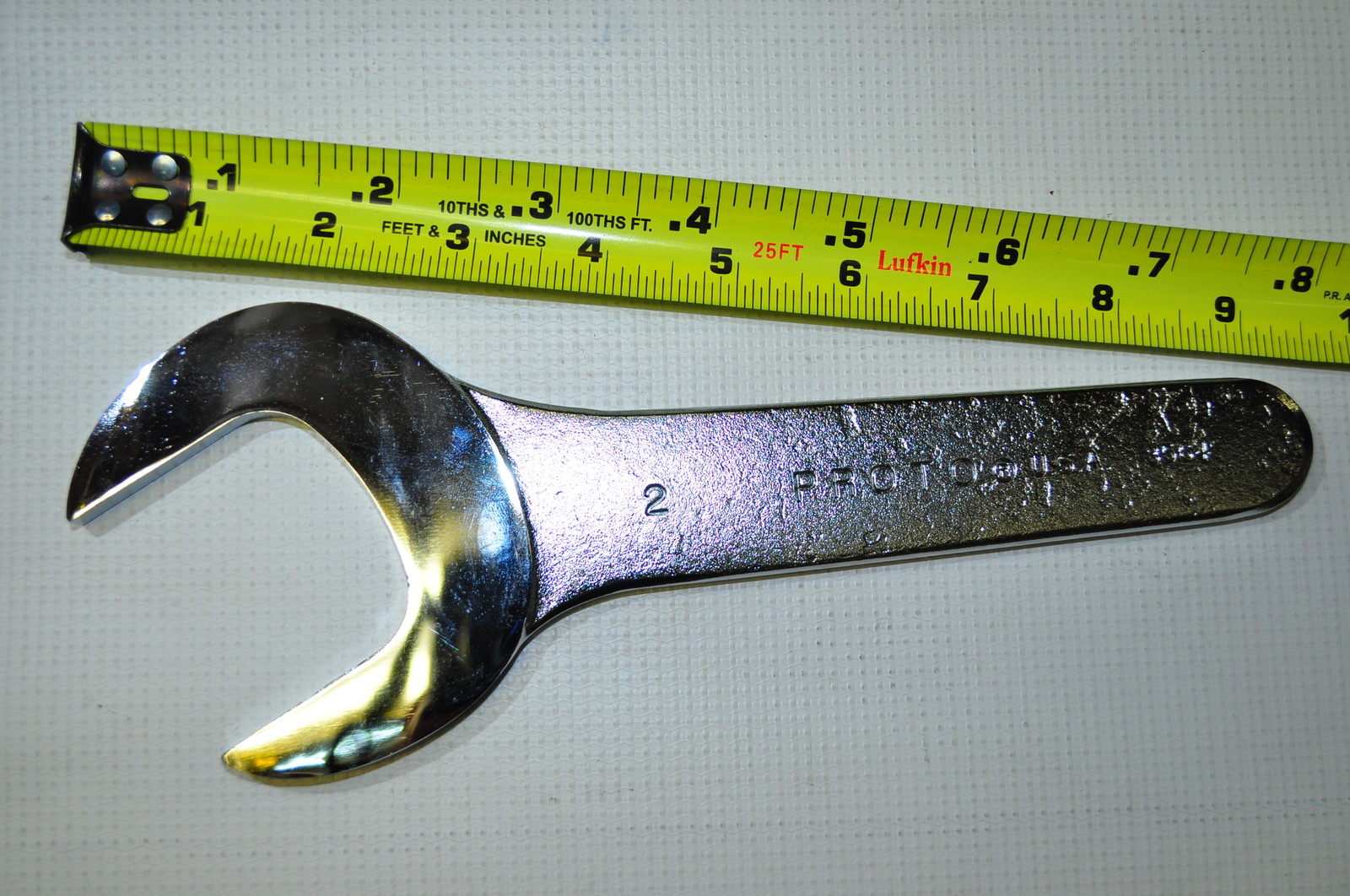 Proto® J3564 or Martin Short Thin Pattern  Service Wrench size 2" in Made in USA