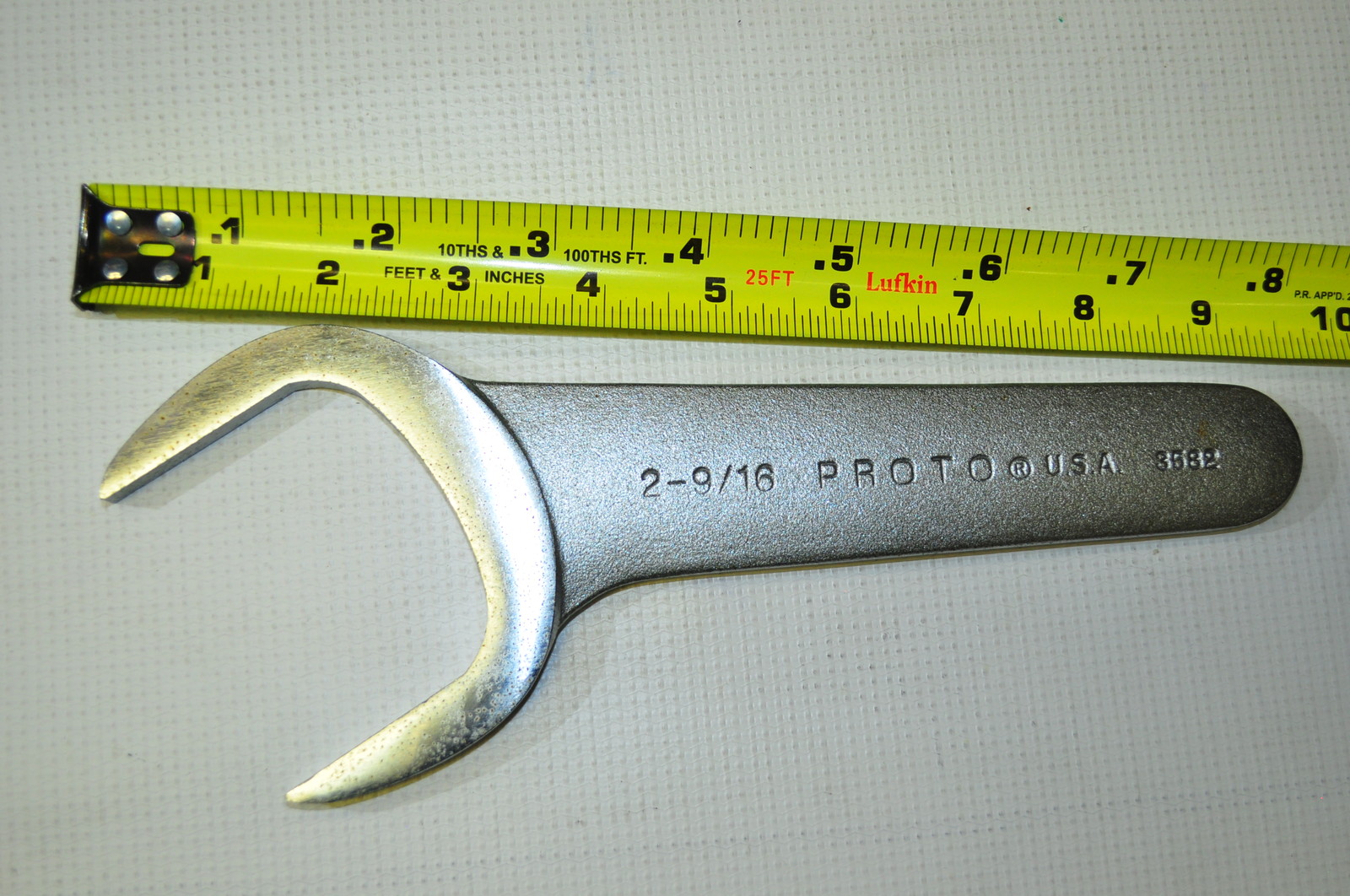 Proto® J3582 Short Thin Pattern  Service Wrench size 2-9/16" inches Made in USA
