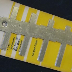 Router Depth Gage Solid Brass General 23 Made in USA