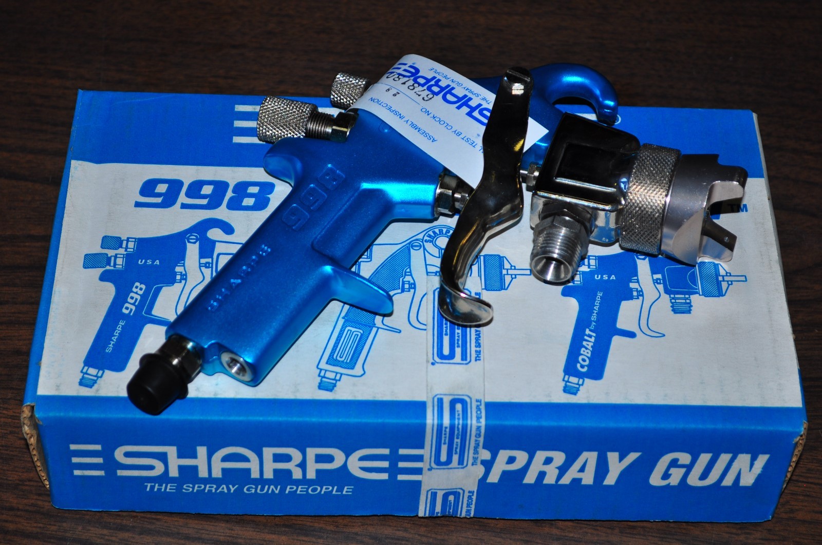 SHARPE 998-10-70 Pressure Feed System Spray Gun sharpe 5635 made in USA