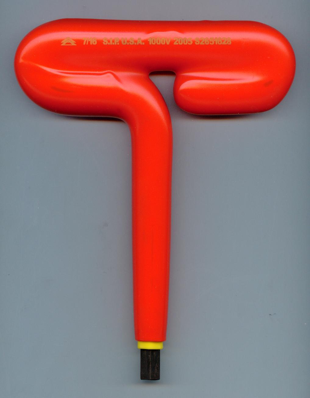 S.I.P. 1000V Insulated T Handle 7/16" Hex Key Driver