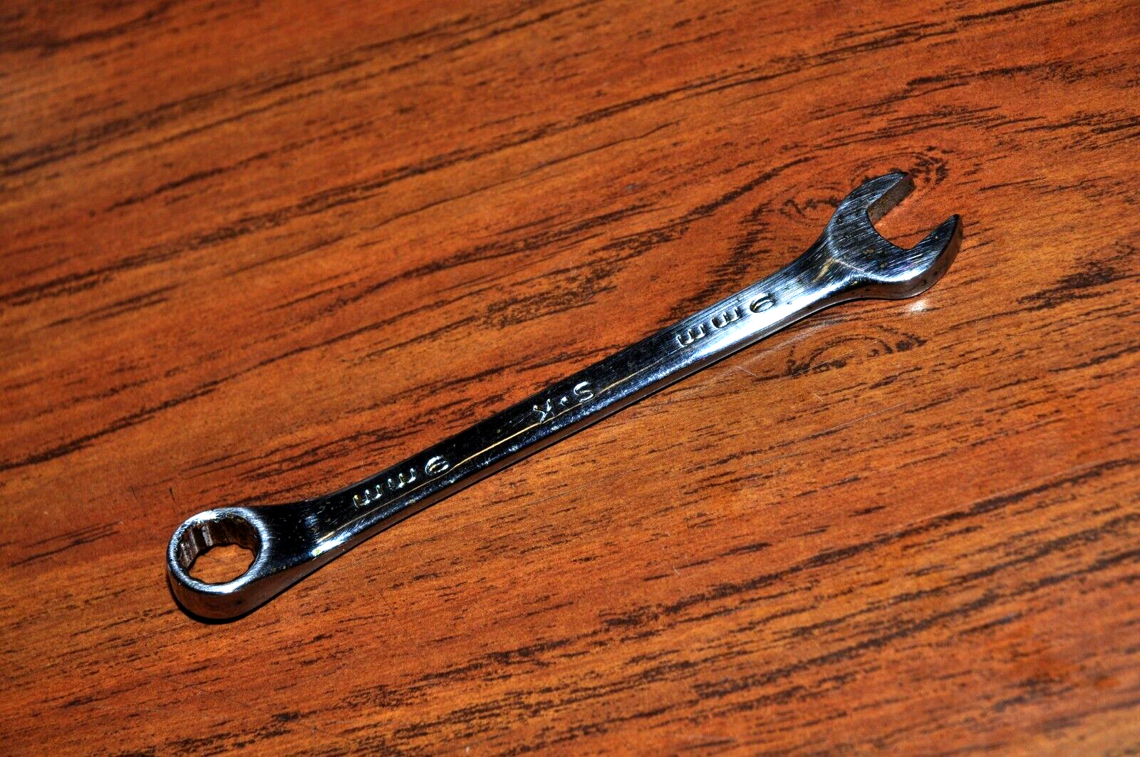 SK 88309 9 mm  12 point SuperKrome Regular Combination Wrench USA
