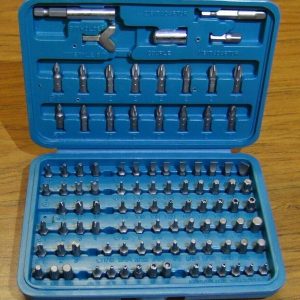 Security Bit Set Locksmith 100 Pieces Screw Driver, Hex Torx Hex Key Spline  Set