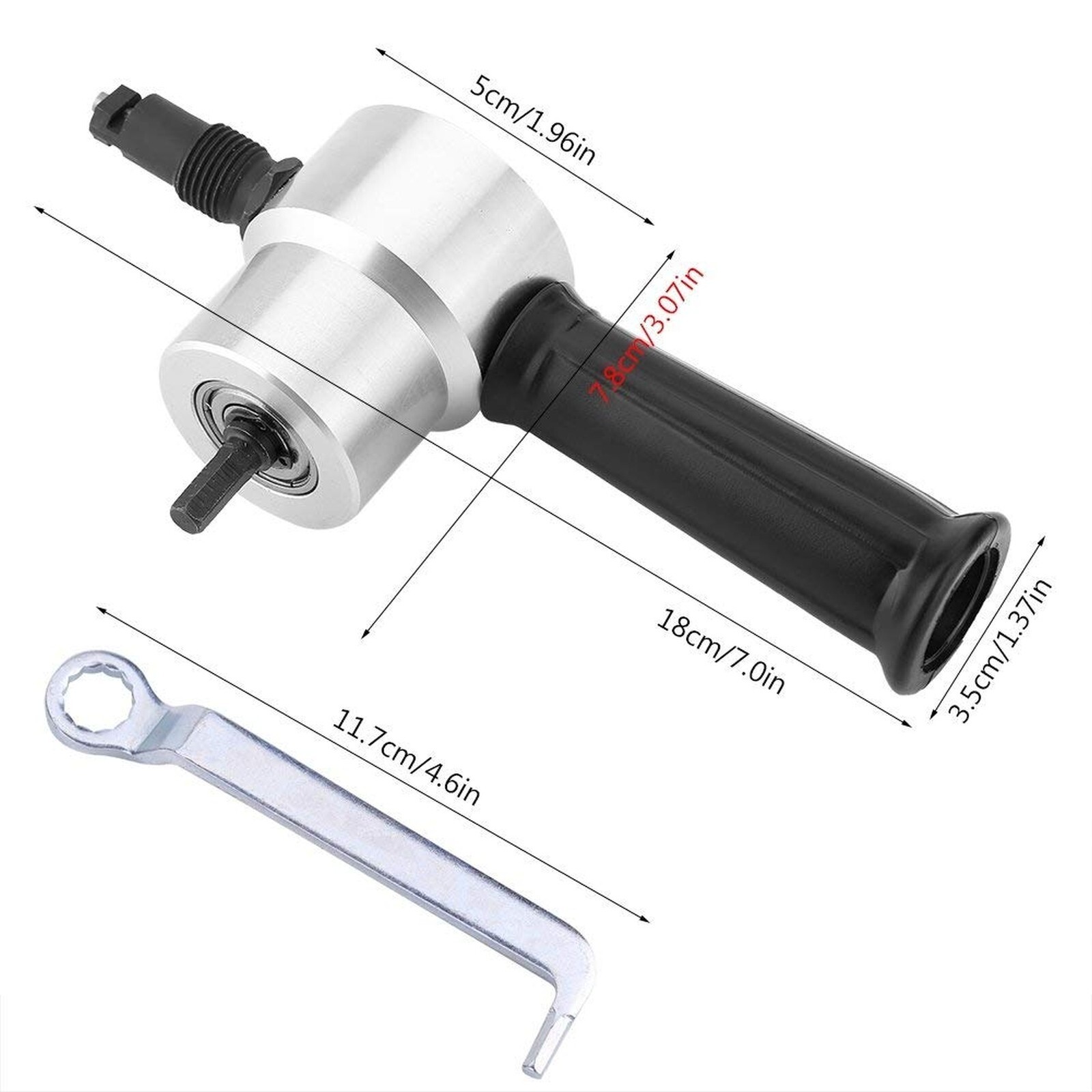 Sheet Metal Cutter, Metal Nibbler Cutter, Multi-Functional for Curve Line Iron