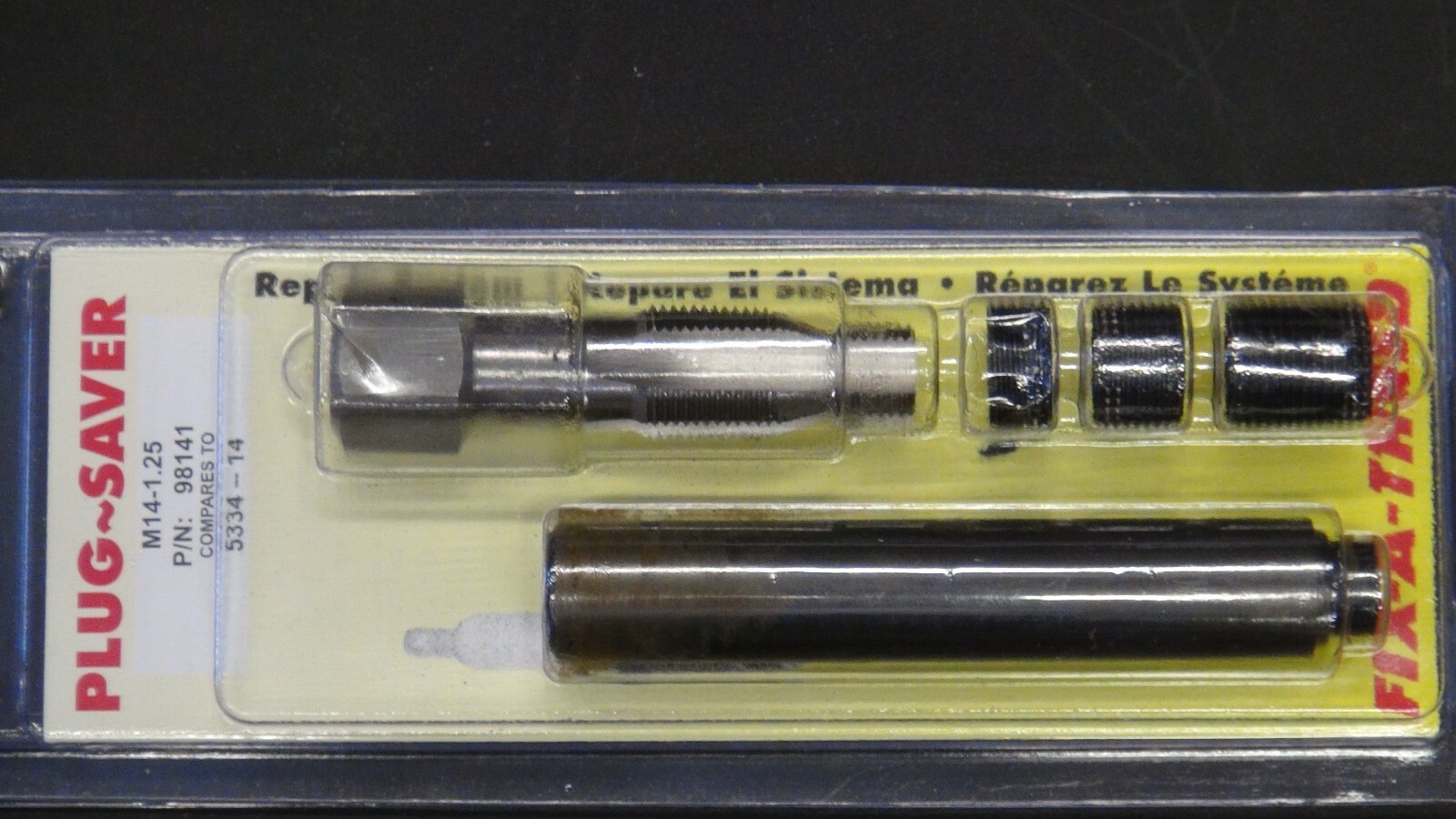 Spark Plug Repair Stainless Solid Insert 3L.M14-1.25 Plug-Saver Kit Alcoa 98141