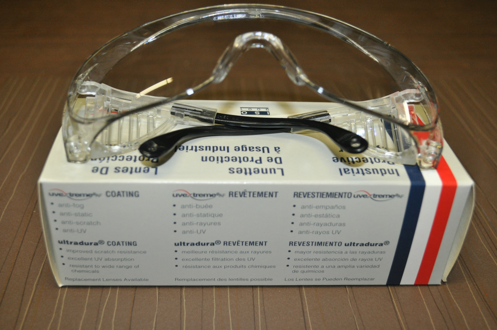 Uvex Safety Eyewear Glasses Ultra-spec 2000 S0250, Clear Frame,Lens Made in USA