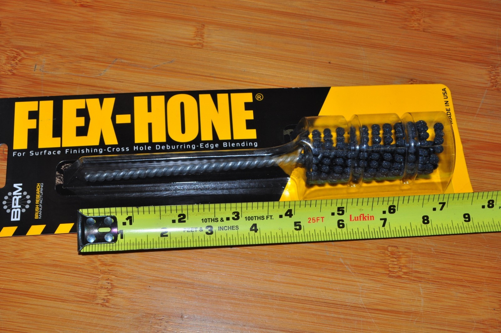 1-1/8" 29 mm flex hone180 SC Brush Research BRM BC118 18 Cylinder Ball Hone USA - Image 4