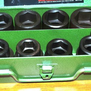 1" Drive Impact Socket 8 pcs 7/8" to 1-1/2" # AP IS88 Made in Japan