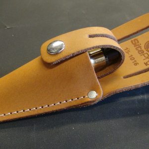 16 oz solid brass plumb bob with leather sheath Gam 15-016