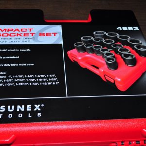 17 Piece 3/4" Drive 6 Point SAE Impact Socket Set  1" Thru 2"  Sunex 4683