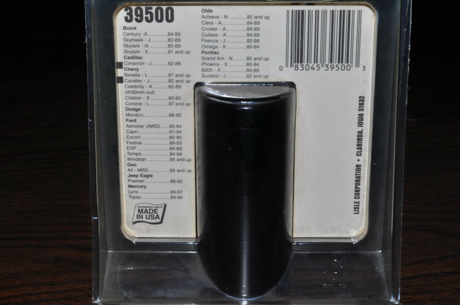 Lisle 39500 1/2" Drive Axle Nut Socket 30mm 
