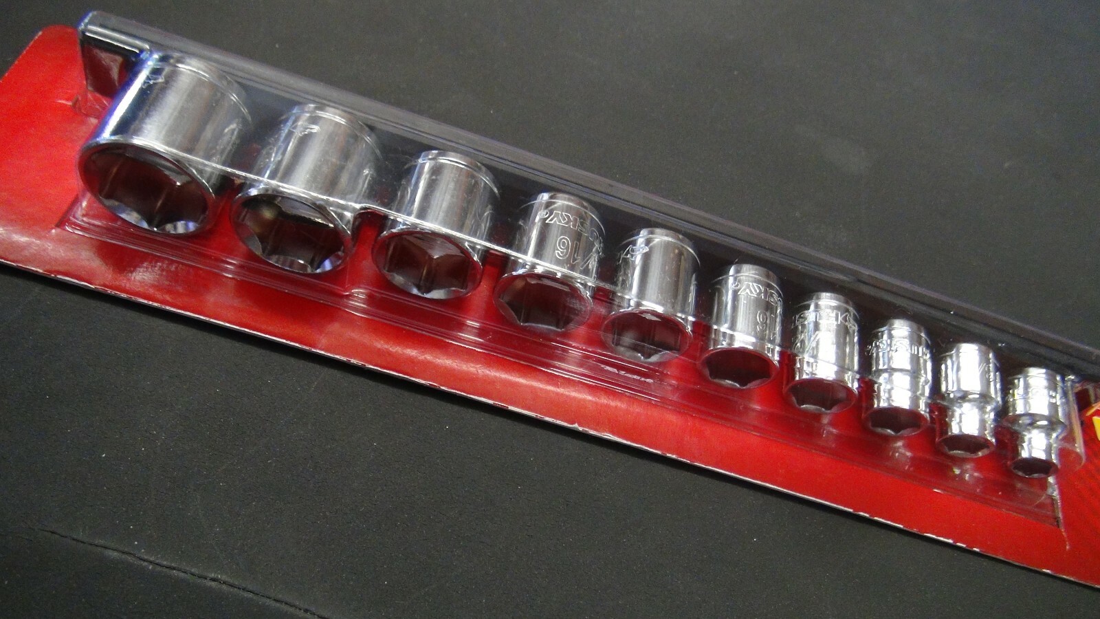 3/8" Drive 10 pcs socket set 5/16" to 7/8" Huskey 630-455