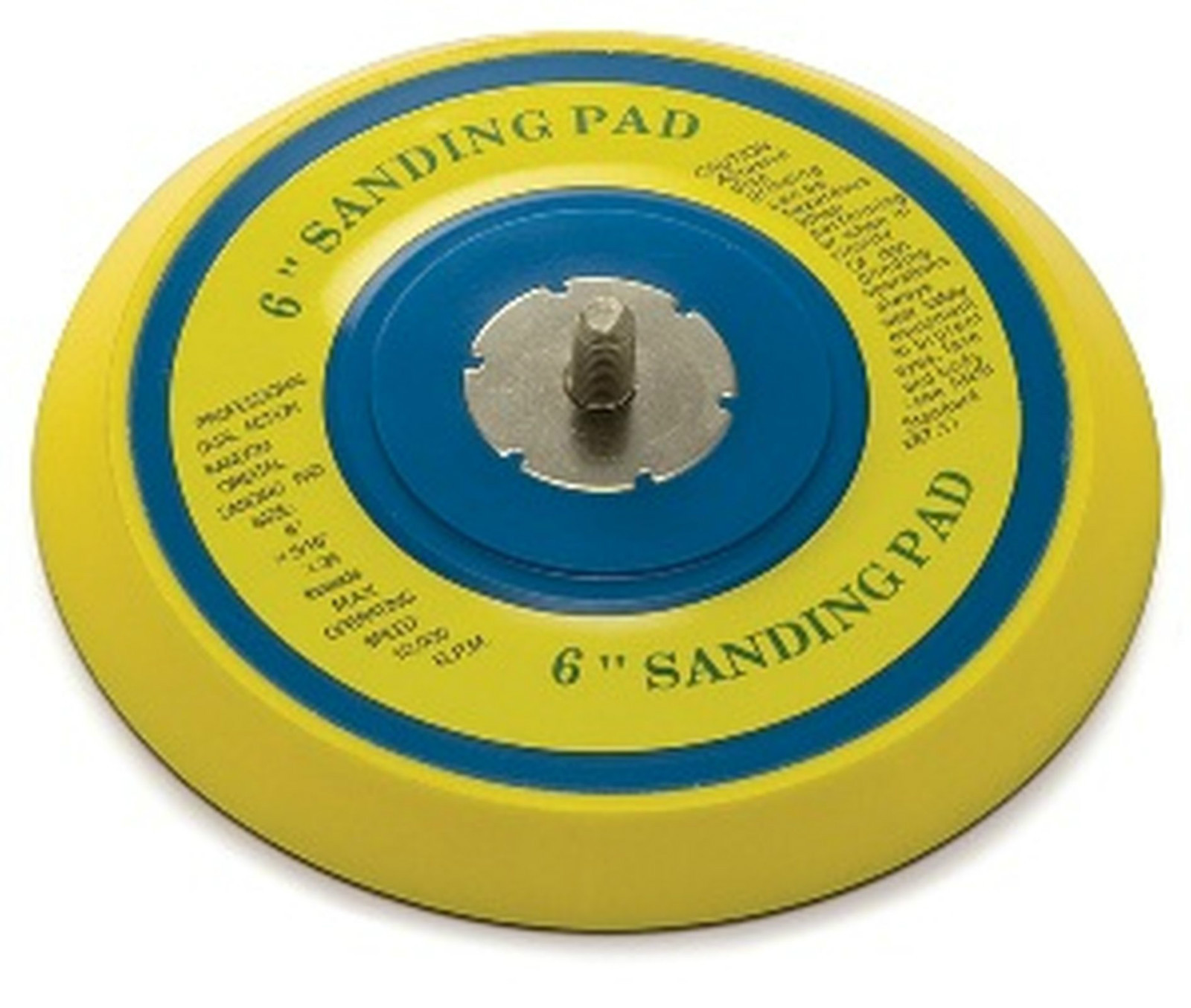 6" Round  Sanding Pad Extra Thick For D/A Sander TI19226 Fits most Brand