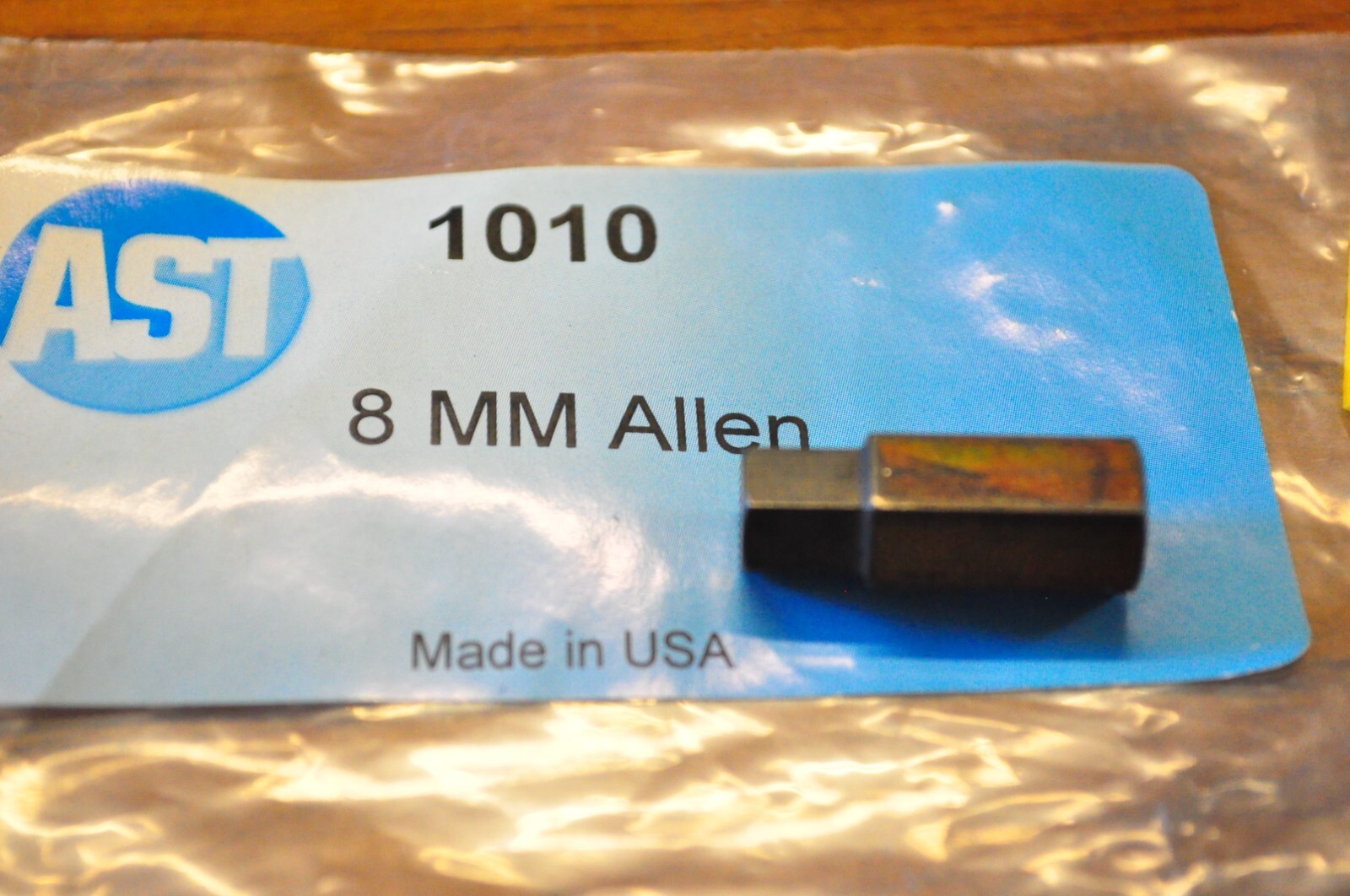 Ast 1010 8 MM -10 MM hex short Allen Wrench made in USA