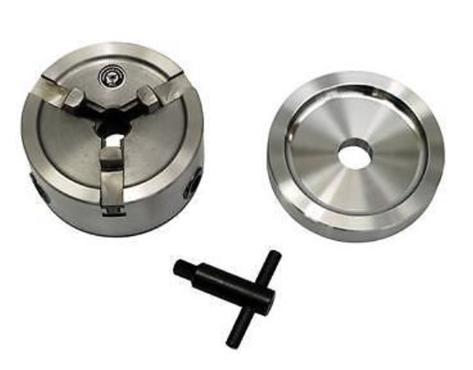 Brake Lathe Quick Chuck Adapter / Backing Plate / Key fits Ammco any 1" arbor.