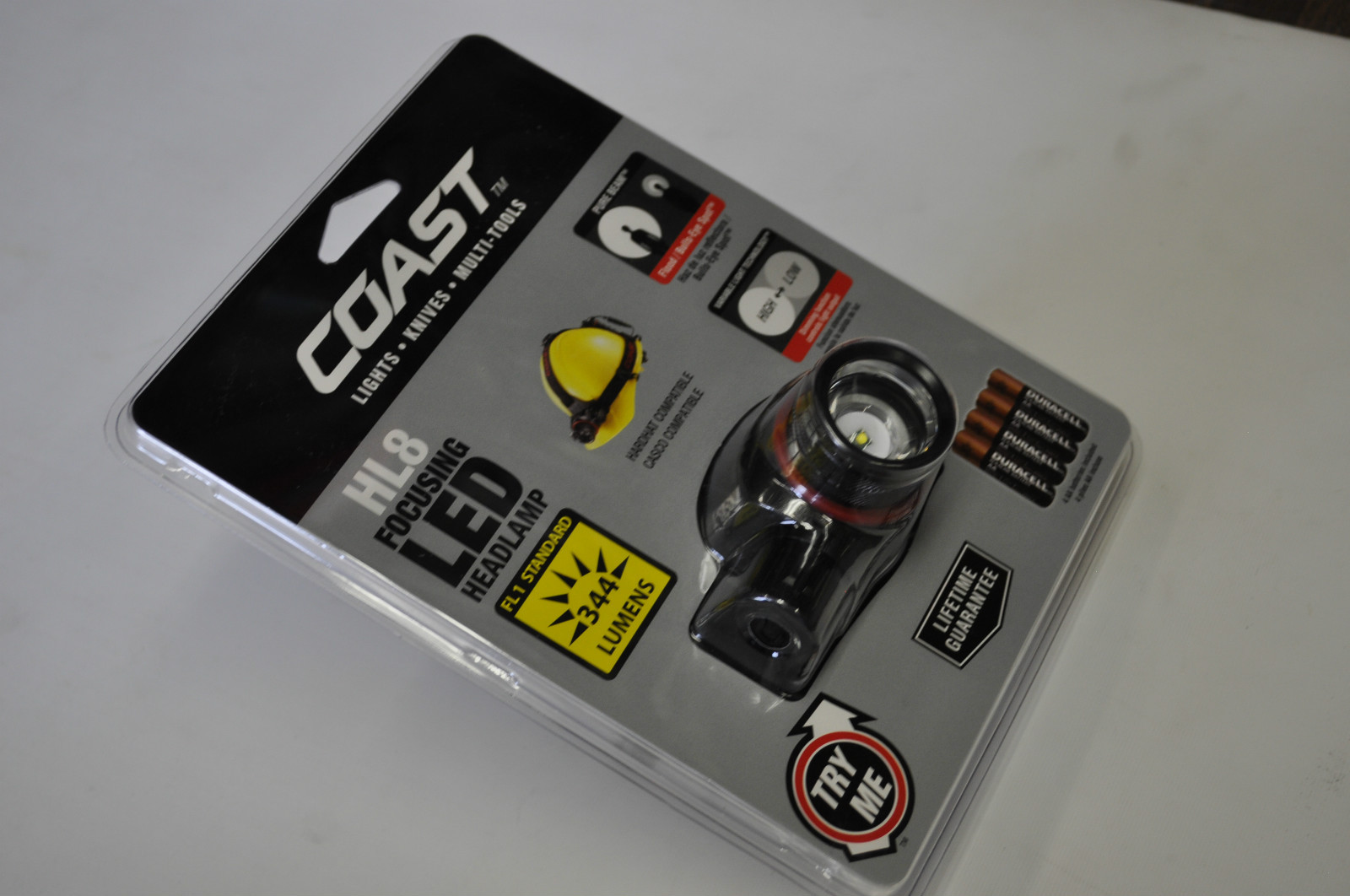 COAST HL8 19336  LED HEADLAMP   FOCUSING HEAD LAMP HIGH POWER 344 LUMENS