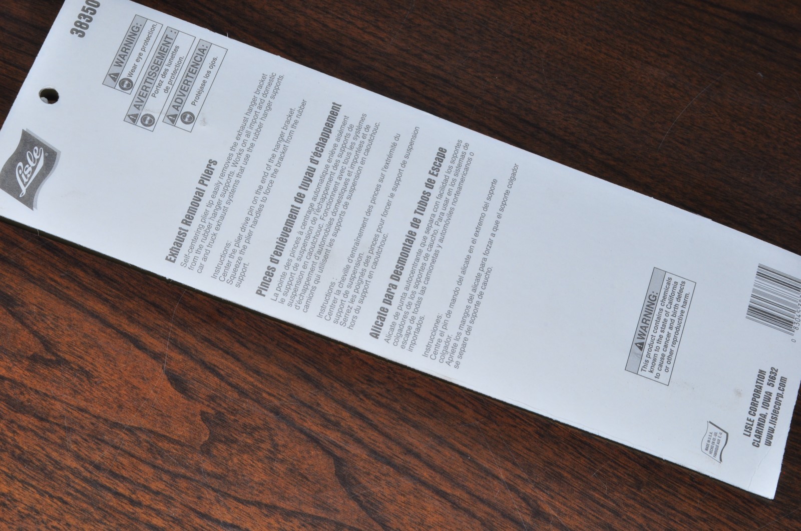 Exhaust Pliers Pipe Rubber Bracket Hanger Support Remover Removal Separate 38350 - Image 5