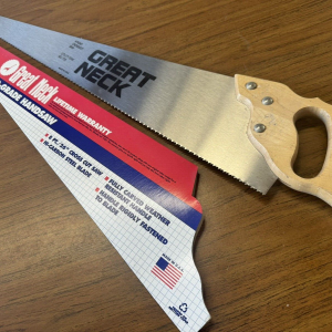 Great Neck P26 CROSS CUT SAW 8PT/26" IN SOLID WOOD HANDLE GREATNECK MADE IN USA