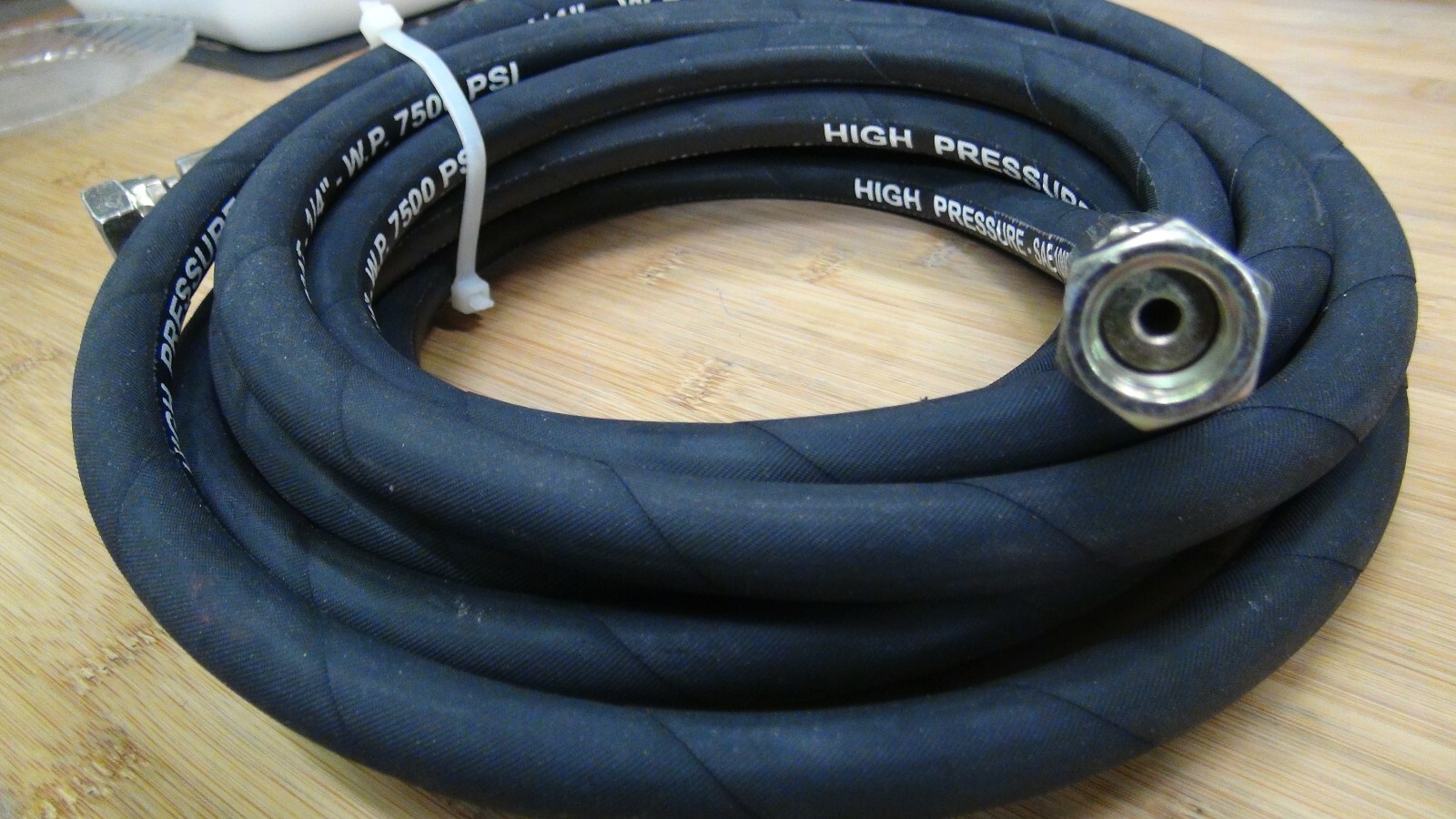 High Pressure Grease Hose 17 Ft 1/4" (F) NPT 7500 PSI