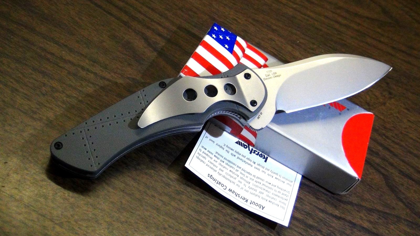 KERSHAW 1725  JUNKYARD DOG II  GALYEAN DESIGN EARLY RELEASE OCT 07 MADE IN USA