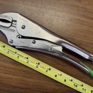 Locking Plier 12" Curve jaws with side Cutter Lang 100-12-G made in Germany