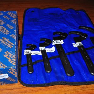 MARTIN SHW5K HOOK STYLE 5PC ADJUSTABLE SPANNER WRENCH SET MADE IN USA