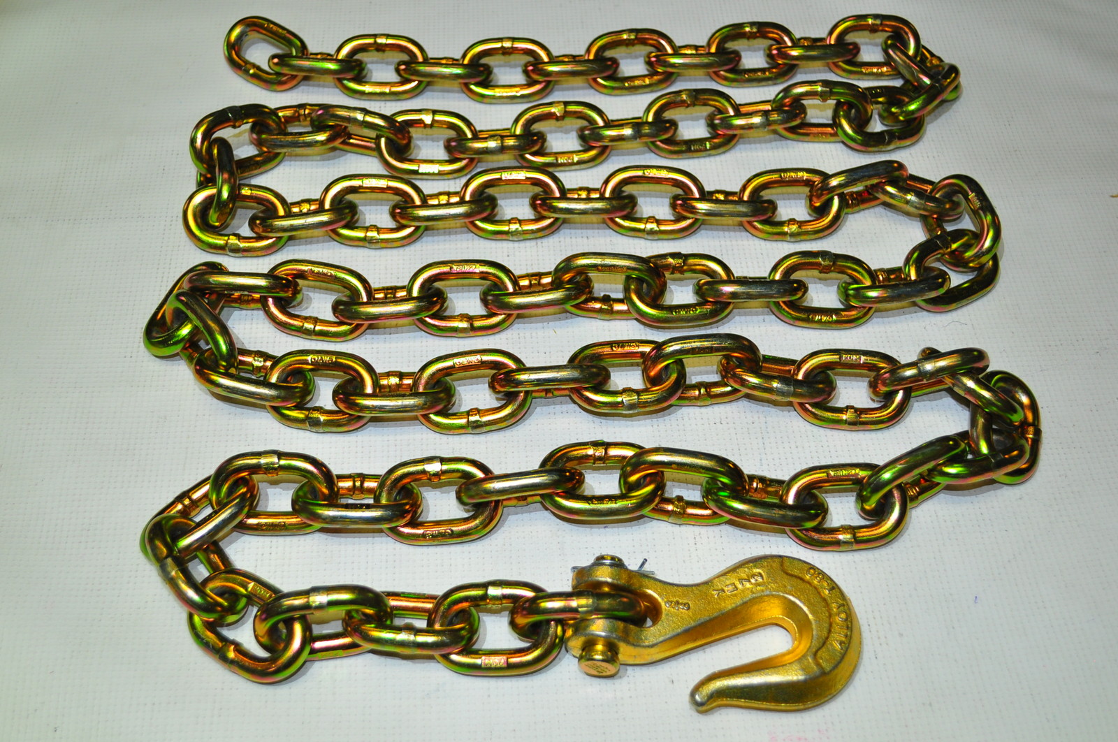 MO CLAMP 6009 3/8" X 9' CHAIN W/GRAB HOOK MoClamp Made in USA