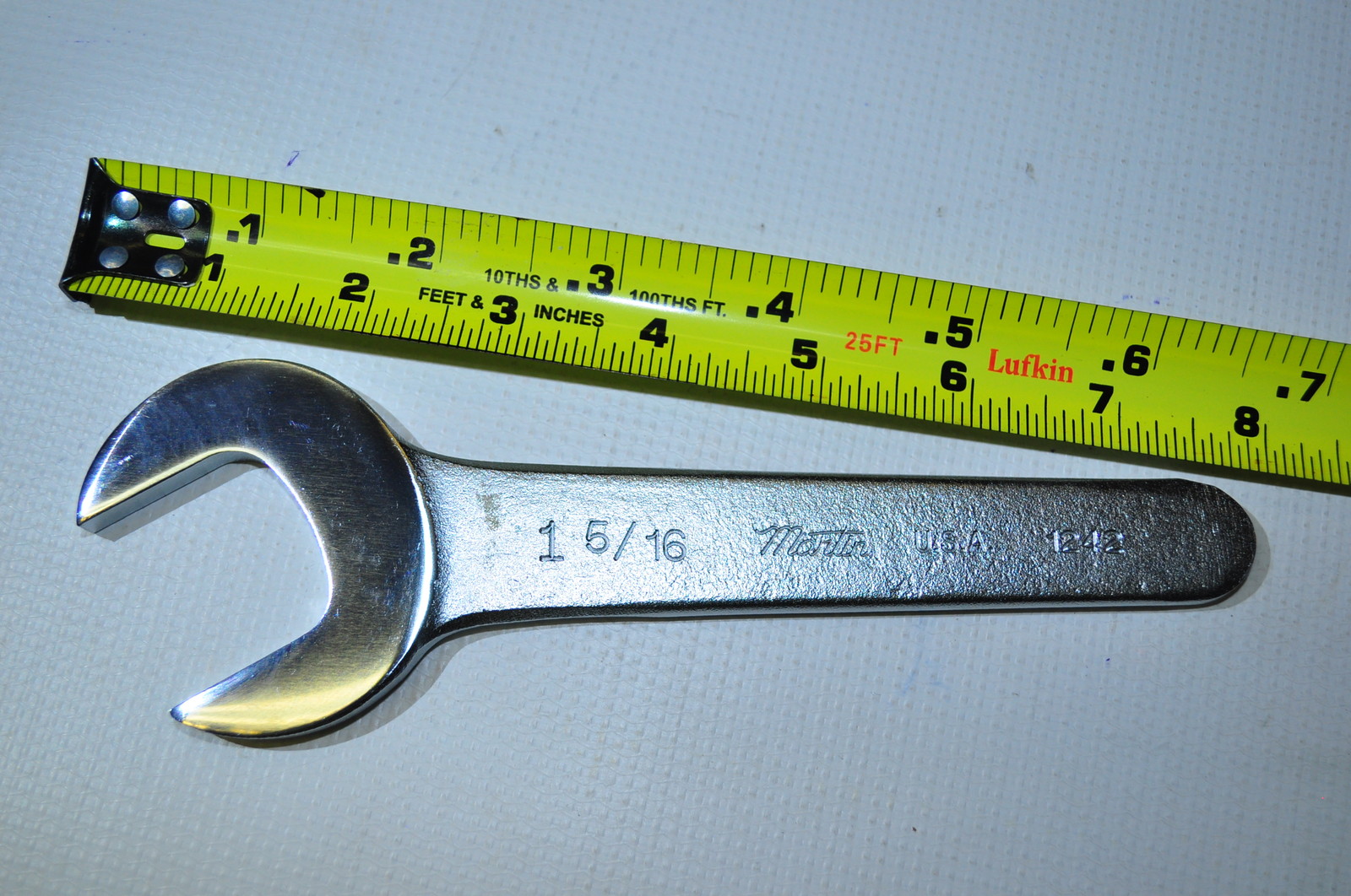 Martin 1242 Short Thin Pattern Service Wrench size 1-5/16" inchThickness 6mm USA