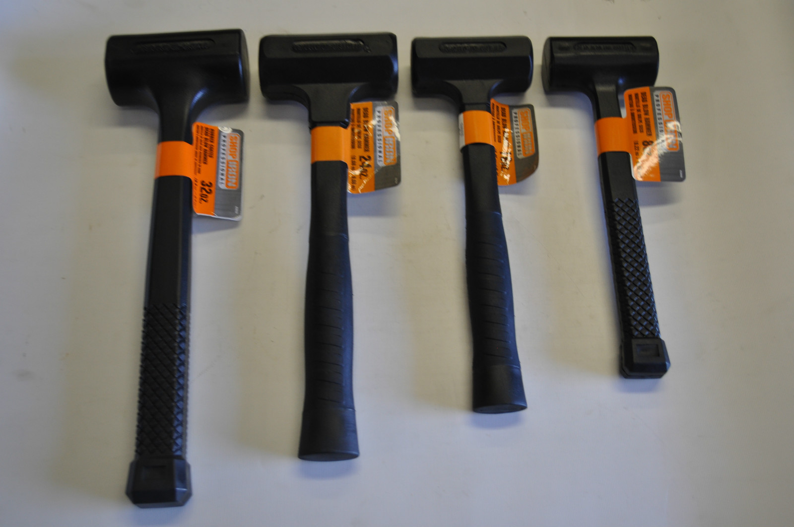 PROFESSIONAL DEAD BLOW HAMMER 4 PCS SET INCLUDED 8 OZ,16 OZ,24 OZ & 32 OZ